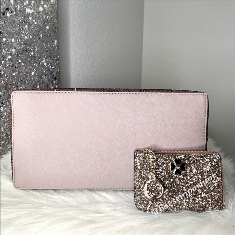 💫Holiday Set💫 Kate Spade Penny Greta Glitter Bag - Picture 7 of 8